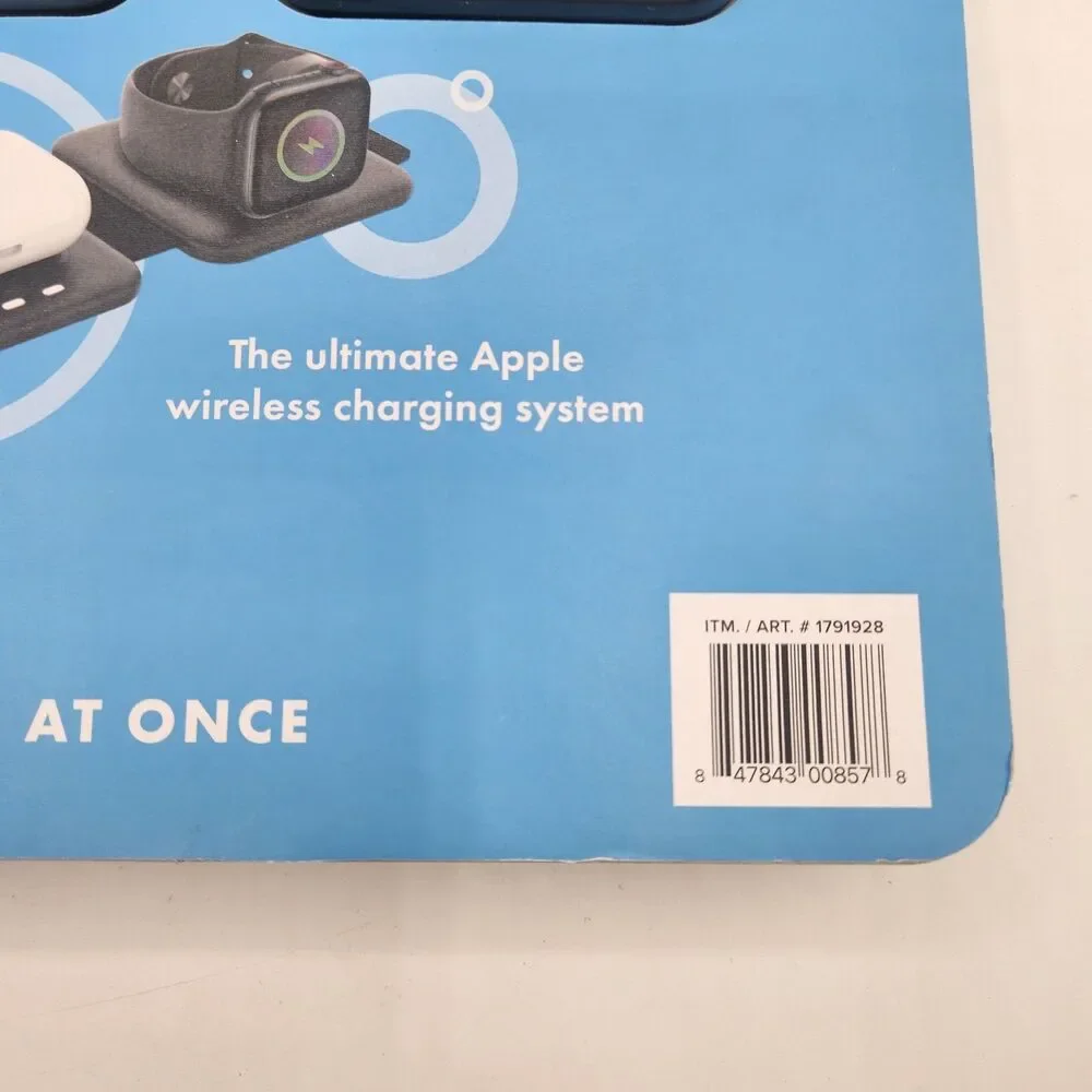 myCharge 3‑in‑1 Folding Wireless Charging Pad iPhone Apple Watch AirPods Sealed